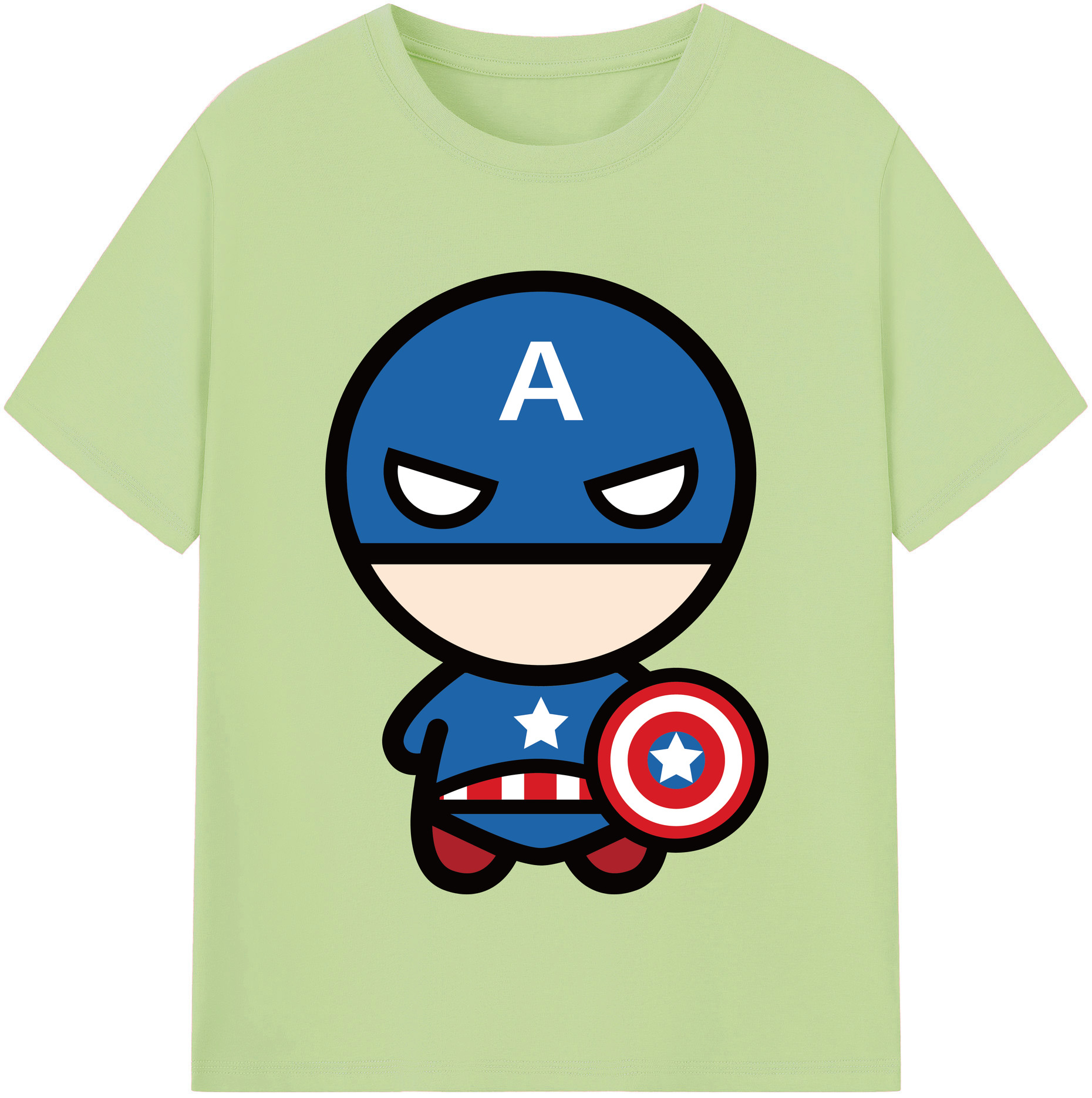 （画像用） アベンジャーズ The Avengers 綿100％半袖Tシャツ（フロントプリント）